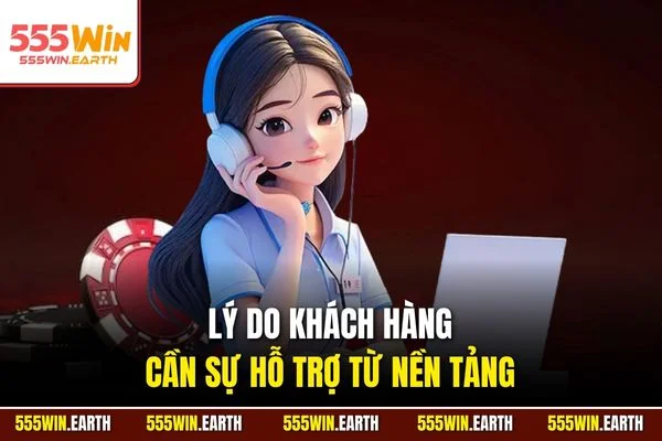 Lý do khách hàng cần sự hỗ trợ từ nền tảng